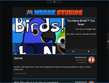 Tablet Screenshot of maddestudiosgames.com